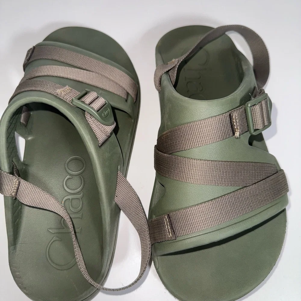 Chaco Chillos Sport Sandals Moss Green Size 10 Men’s